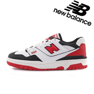 New Balance 550 Shifted sport pack แท้ 100% รองเท้าผ้าใบวินเทจสีขาวดำแดง