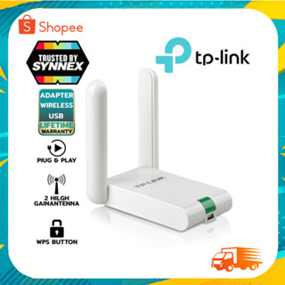 TP-LINK TL-WN822N (ยูเอสบีไวไฟ) WIRELESS ADAPTER USB N300 Lifetime Warranty