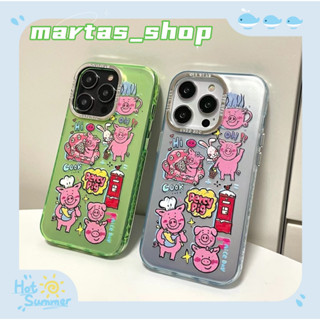 ❤️ส่งของขวัญ❤️ เคสไอโฟน 11 12 13 14 Pro Max การ์ตูน แฟชั่น เรียบง่าย สไตล์คู่รัก ฤดูร้อน Case for iPhone สาวน่ารักหัวใจ