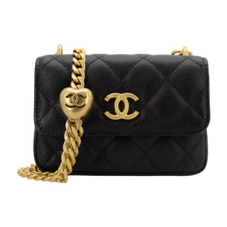 【2023】New 👜CHANEL 23P MINI Women/Shoulder Bag กระเป๋าโซ่/