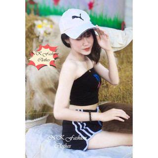 ❄️เซทเกาะอกX2ชิ้น❄️ 1เซทได้2ชิ้น ได้เกาะอก+กางเกงสายฝอ ใส่คลายร้อนคูลๆ ใส่สบาย ใส่เล่น ใส่เที่ยว ใส่ออกกำลังกายก็สวยดูดี