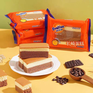 (พร้อมส่ง) เค้กทูโทนโอวัลติน Soft Cake Ovaltine