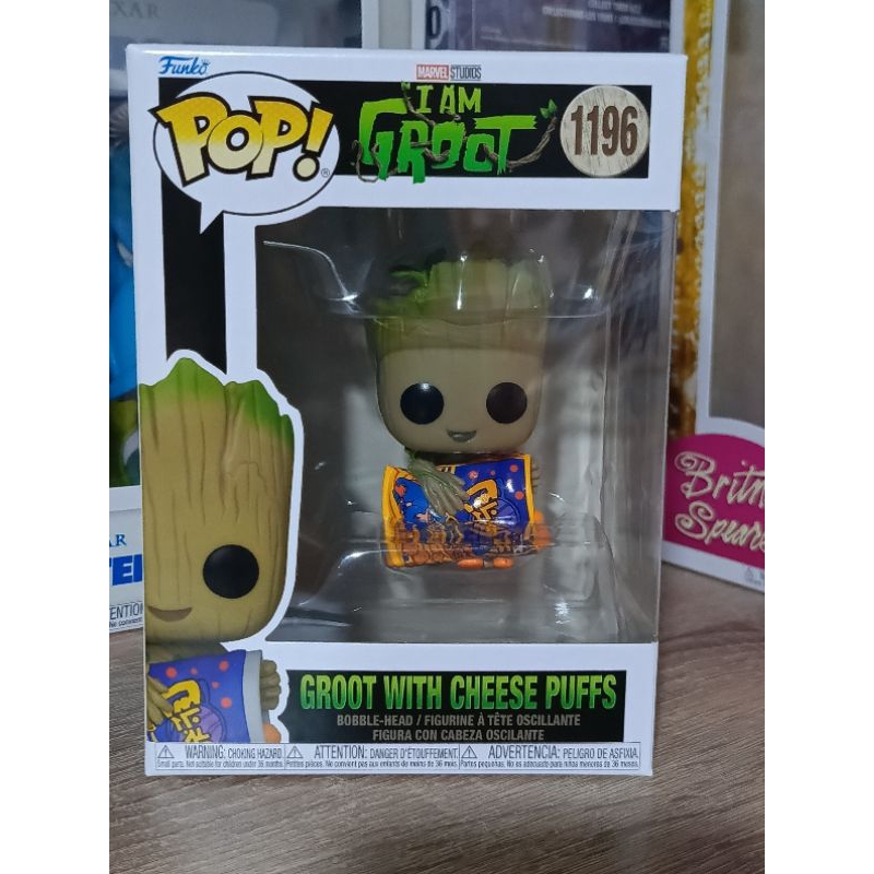 Funko Pop! : I Am Groot - Groot with Cheese Puffs