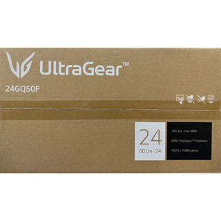 Monitor UltraGrar LG 24GQ50F-B 23.8 (VA, HDMI, DP) FREESYNC 165Hz -(รับประกัน3ปี)