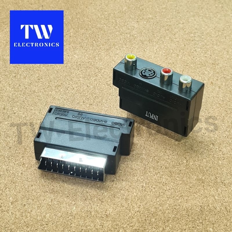 Scart to AV&S-Video,ตัวแปลงScart to AV,S-Video,หัวแปลงScart to AVมีช่องS-Video,ตัวแปลงสัญญาณสคาร์ท