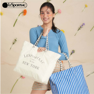 Lesportsac Large 2 Way Tote กระเป๋าโทสถือได้สะพายได้ ใช้ได้สองด้าน Style 1113
