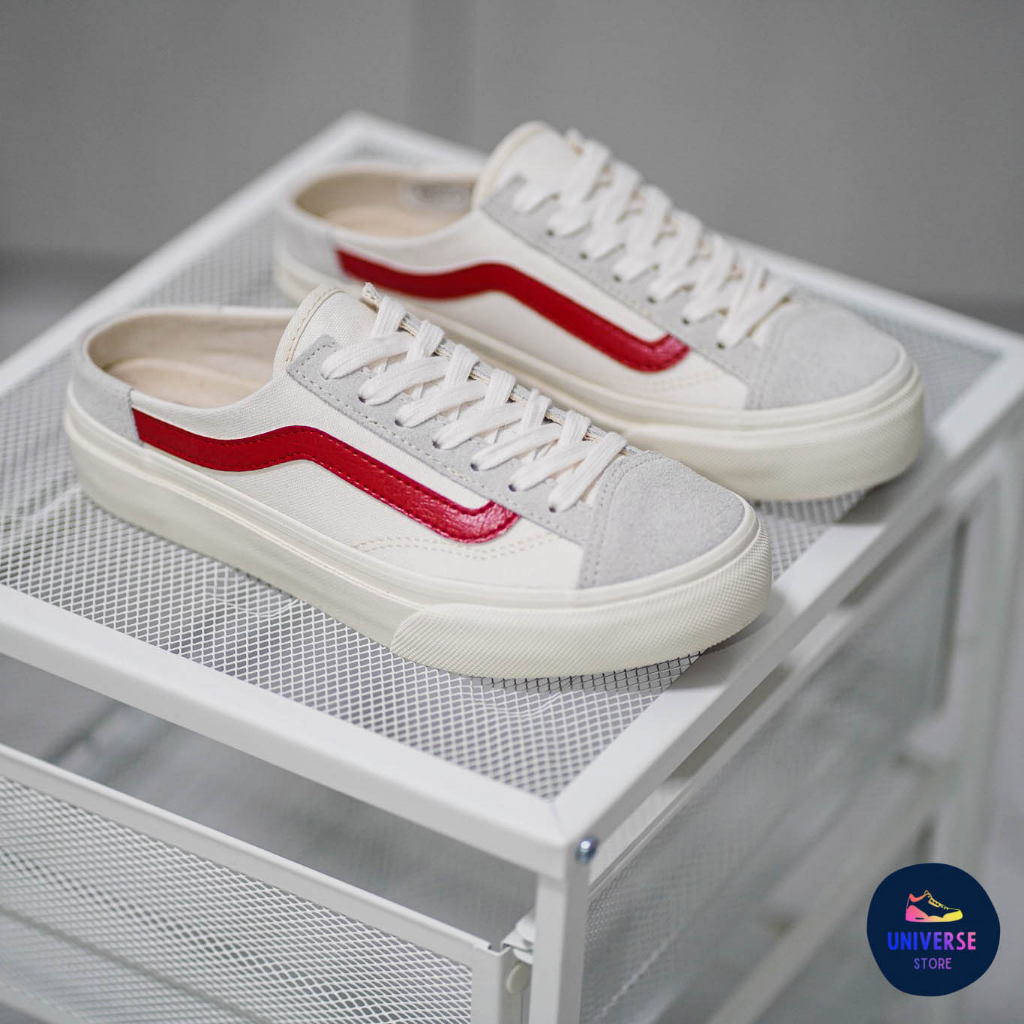 [ของแท้ ส่งไว จากไทย] VANS STYLE 36 MULE "JAPAN EDITION" WHITE/RED