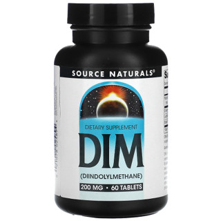 Source Naturals, DIM, 200 mg, 60 Tablets