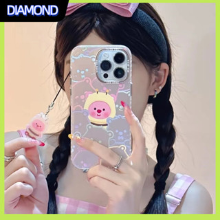 💲คูปองเคลม💲เคสไอโ case for iphone 11 12 ผึ้งน้อย เคส 14 13 12 11 pro max ชุบเงิน ป้องกันการล้มอย่างครอบคลุม