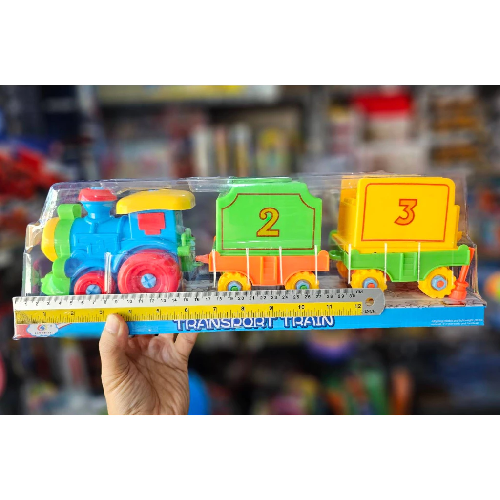 รถไฟของเล่น DIY คละสี thumbnail 4
