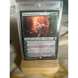 การ์ด MTG Wrenn and Seven Green Magic the gathering EDH รุ่น MID สภาพ Nm