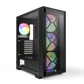 COMPUTER CASE ( เคสคอมพิวเตอร์ แบบเปล่า ๆ ) MONTECH AIR 1000 LITE  BLACK / WHITE ATX MID TOWER