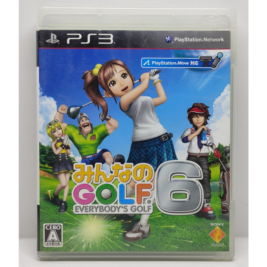 Minna no Golf 6 (Hot Shots Golf: World Invitational) [Z2,JP] แผ่นแท้ PS3 มือสอง