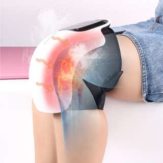 Electric Knee Massager Hot Compress Reduce Fatigue Vibration Knee Massage Device USB Rechargeab