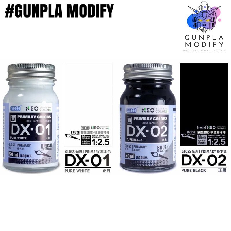 MODO NEO COLOR สีสูตรแลคเกอร์ ชนิดเงา ขนาด 50 ml DX01, DX02