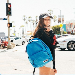 กระเป๋าเป้ มือสองแบรนด์outdoor products backpack cordura blue USA งานผ้าcordura สีฟ้า งานสวยสภาพดี น้ำหนักเบา นานๆหลุดมา