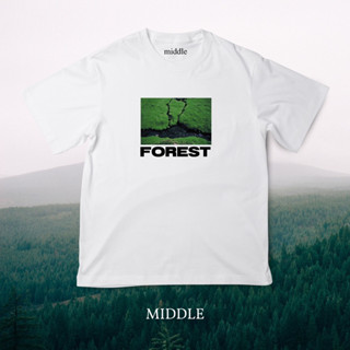 เสื้อยืดโอเวอร์ไซส์ ลาย Forest | สกรีนคมชัดไม่หลุดไม่ลอก