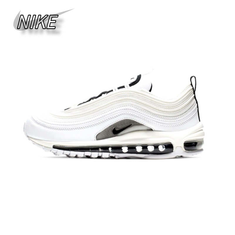 Nike Air Max 97 Low Top รองเท้าผ้าใบสีขาวของแท้ 100%