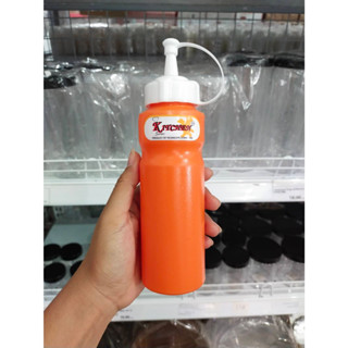 ขวดซอส 280ml ตัวสีส้ม/แดง ฝาขาว 9040 RW