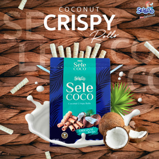 Seleco Selecoco ทองม้วนกรอบ (Coconut Crispy Roll) รสดั้งเดิม ขนาด 40 กรัม