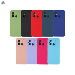 เคส Xiaomi Redmi 12C เสี่ยวหมี่ เรดมี่ 12ซี เคสซิลิโคนนิ่ม กันกล้อง สีพาสเทล TPU หนา