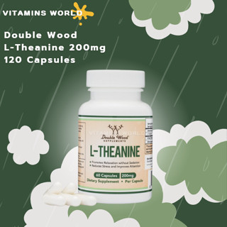 Double Wood L-Theanine 200mg 120 Capsules (V.3013)