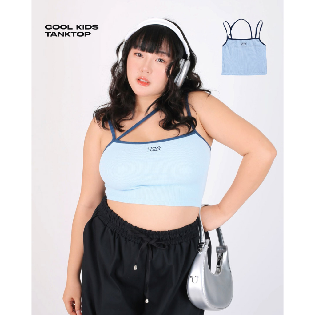 kome.offi (CURVE)  เสื้อสายเดี่ยว รุ่น cool kids tank top - รูปที่ 3