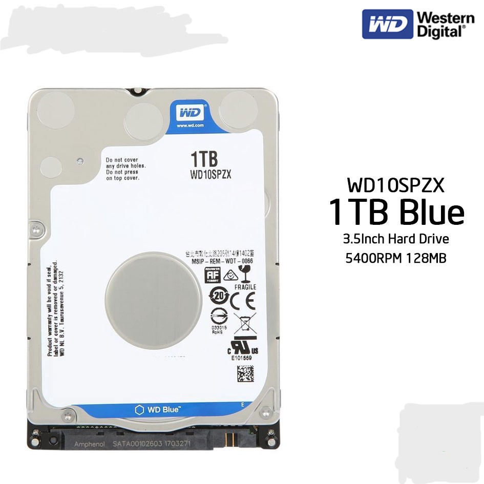 HDD notebook WD Blue 1 TB. มือสองเหมือนใหม่