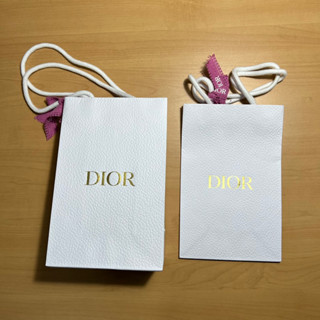 ถุงกระดาษ Dior ริบบิ้นชมพู แท้ จาก shop ญี่ปุ่น พร้อมส่ง!