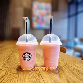 💕 สินค้าพร้อมส่ง Blackpink 💕 Starbucks Christmas Reusable cup แก้ว​ รียูส​ สตาร์บัค​ Dog cat Valentine changing color