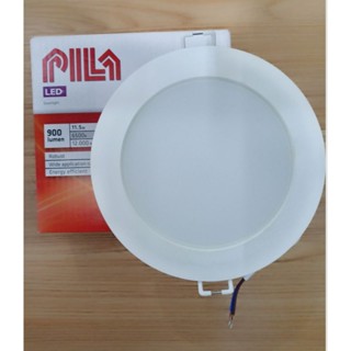 PILA โคม LED โคมดาวน์ไลท์ฝังฝ้า ทรงกลม สีขาว แสง PILA LED Recessed Downlight Round Shape White Light