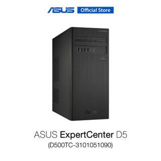 ASUS ExpertCenter D5 Tower (D500TC-3101051090) Desktop PC, Intel Core i3-10105, 4GB DDR4 U-DIMM, 256GB M.2 NVMe PCIe 3.0 SSD, DOS