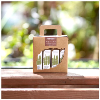 ยาหม่องน้ำ Herbpiness Liquid balm 9.6 ml : MINT | ORANGE | LEMON | CITRONELLA : Pack 4