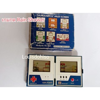 เกมกดของแท้ มือสอง สภาพดี พร้อมเล่น Nintendo Game&amp;watch Rain Shower เกมกด เกมเก่าสภาพสะสม game watch rain shower