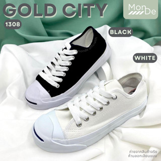 [1308] รองเท้าผ้าใบ โกลซิตี้ Gold City JACK GOLD หัวแจ็ค ผ้าใบแฟชั่น ไซส์ 37-43 (พร้อมส่ง มีปลายทาง)