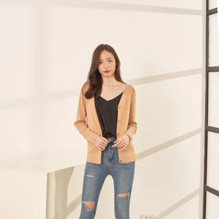 Miles Cardigan เสื้อคาร์ดิแกนผ้าไหมพรม Miladi