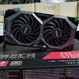 การ์ดจอ VGA MSI RADEON RX 5700XT MECH OC - 8GB GDDR6 ประกันร้าน 14 วัน