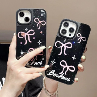 🧡ส่งของขวัญ🧡เคสไอโฟน 14 Pro Max 13 12 11 เคส for เคสไอโฟน11 พกง่ายๆ ผีเสื้อ เปลือกกลิตเตอร์ การป้องกันการตก Case