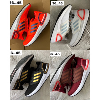 🏃🏻🏃‍♀️สินค้าพร้อมส่ง รองเท้าผ้าใบ  Ultraboost ฝงานไฮเอนด์พร้อมอุปกรณ์ รองเท้าผ้าใบ รองเท้าวิ่งออกกำลังกาย