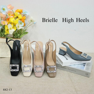 Mgaccess Brielle High Heels Shoes 882-13 รองเท้าคัทชูรัดส้น