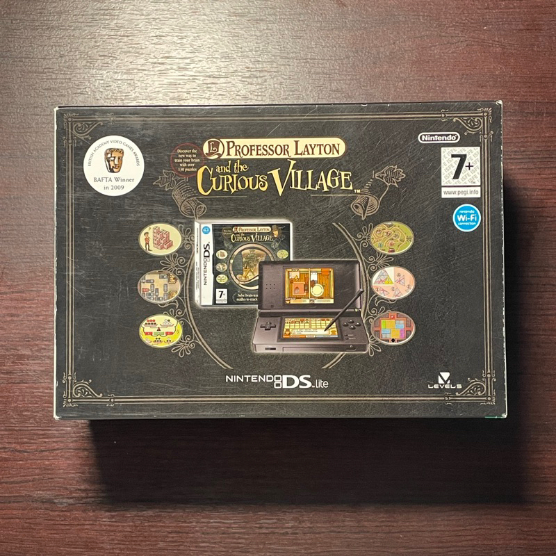 งานกล่อง Nintendo DS Lite Black [Professor Layton Bundle] (EU)