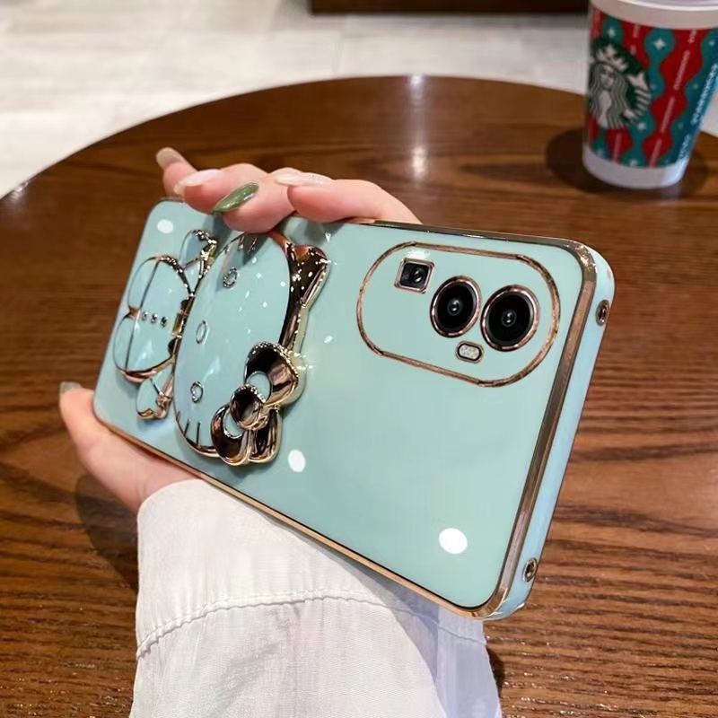 ส่งจากไทย เคส ขาตั้ง KT สำหรับ oppo reno10 reno10pro ren10proplus reno10pro+ A76 A96 เคสโทรศัพท์ ฝาห