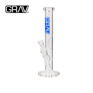 บ้องแก้ว GRAV Premium Glass Bong รุ่น Premium 30cm Cylinder Bong - Blue ความสูง 30 ซม. [ของแท้100%]