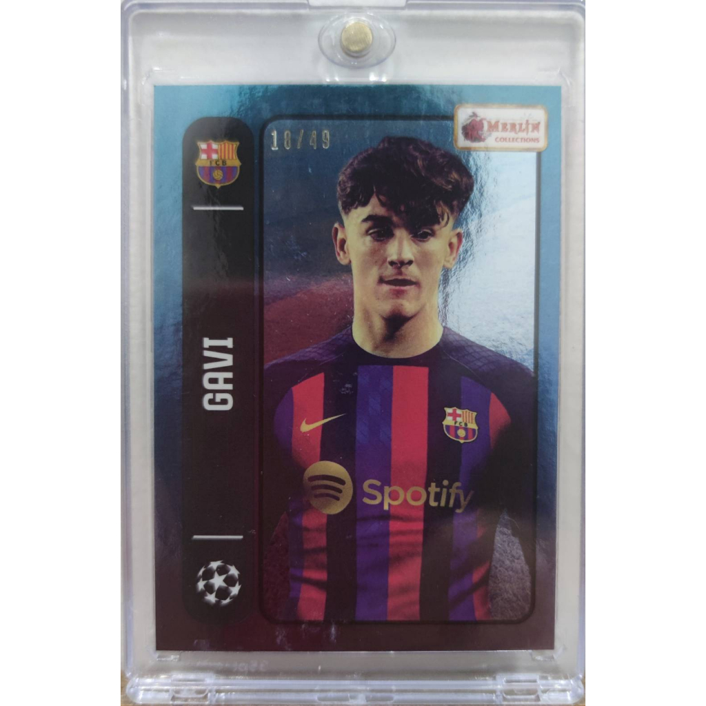 การ์ดนักฟุตบอล 2022-23 Topps Merlin Heritage 98 GAVI  18/49