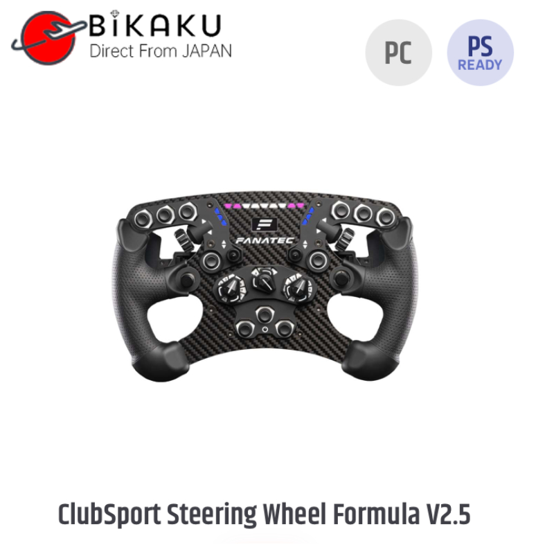 🇯🇵【Direct from Japan】Original FANATEC  ฟานาเทค ClubSport Steering Wheel Formula V2.5 Racing Games Accessories