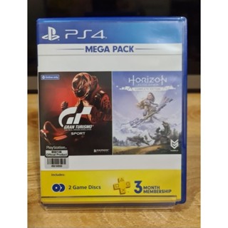 แผ่นเกม ps4 (PlayStation 4) เกม Ps4 Mega pack Gran turismo Sport/Horizon Zero Dawn