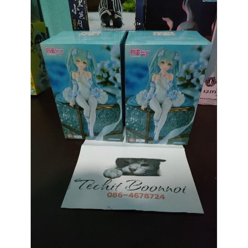 Hatsune Miku - Hatsune Miku(Flower Fairy Nemophila Ver. re-run) Noodle Stopper Prize Figure FuRyu Co
