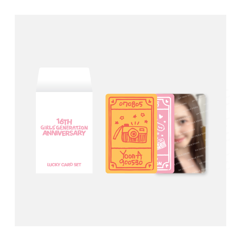 [PRE-ORDER][Girls' Generation 16th Anniversary] Lucky Card Set