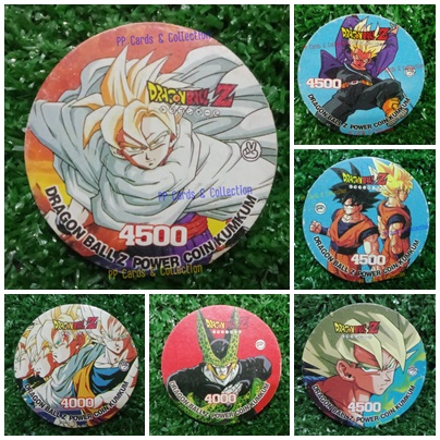 เหรียญ คัมคัม ดราก้อนบอล Z หลักพัน (ชุดที่ 2) Kum Kum Coin Dragon Ball Z Power 1000-4500 (2)