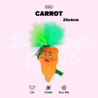 Carrot Cat Toy ของเล่นแมวรูปแครอท ของเล่นน้องแมว มีแคทนิป